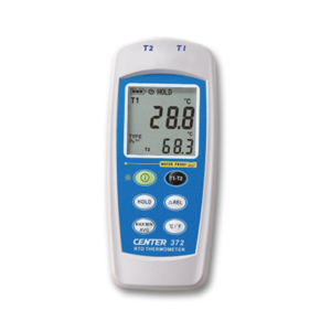 Máy đo nhiệt độ RTD 2 kênh chống nước CENTER 372 – Dual Input RTD Thermometer (Waterproof)